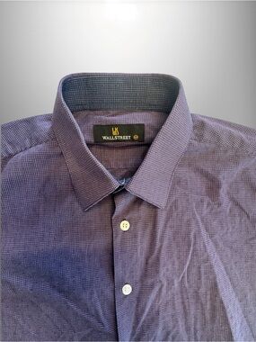 Men's Purple Check Shirt | Men's Casual